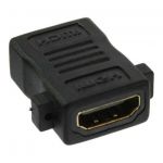 InLine Adattatore HDMI 19pin Type-A femmina a HDMI 19pin Type-A femmina, pin dorati, montaggio a pannello  