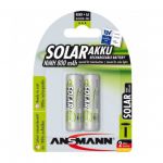 Ansmann SOLAR Batteria ricaricabile  formato Stilo (AA)- Per luci a ricarica solare. 2 pezzi.  