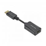 InLine Adattatore da DisplayPort maschio a HDMI femmina, 1920x1200 / 1080p supporta Audio, 0,15m  