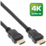 InLine Cavo Premium HDMI High Speed with Ethernet, FullHD 1080p., UHD 2.160p, Type-A maschio/ Type-A maschio, pin dorati, nero,  