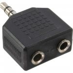 InLine Adattatore Audio, spina Jack 3,5mm a 2x presa Jack 3,5mm, Stereo, Sdoppiatore  
