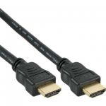 InLine Cavo High Speed HDMI Ethernet maschio / maschio, 1m, contatti dorati, nero  