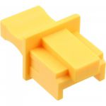 InLine Tappo di chiusura antipolvere protezione porte Lan RJ45, giallo, 100 pezzi  