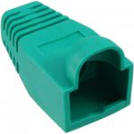 InLine Passacavo di protezione Plug RJ45, verde, 10pz  