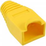 InLine Passacavo di protezione Plug RJ45, giallo, 10pz  