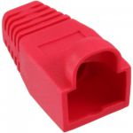 InLine Passacavo di protezione Plug RJ45, rosso, 10pz  