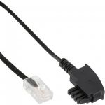 InLine Cavo telefonico TAE-F maschio a RJ45 8/2 per DSL-Router, 2m  