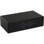 InLine KVM Switch, 2 porte, USB 3.0 VGA Audio, Hub USB 3.0, Kit cavi inclusi  