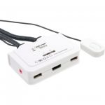 InLine KVM Switch, 2 porte, USB HDMI, Audio, all-in-one  