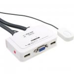 InLine KVM Switch, 2 porte, USB VGA, Audio, all-in-one  