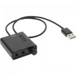 InLine Amplificatore cuffie, equalizzatore, USB Digital Audio Converte, 2x Line-Out Jack 3,5mm, S/PDIF  