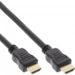 InLine Cavo High Speed HDMI Ethernet maschio / maschio, 5m, Premium, contatti dorati, nero  