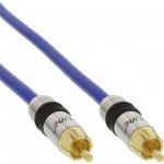 InLine Cavo Audio 1x RCA maschio / maschio, 15m, schermato, dorato, PREMIUM  