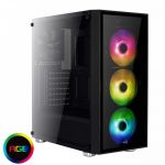 Aerocool Quartz RGB Case Middle Tower Full Tempered Glass Panel  