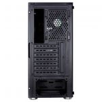 Aerocool Quartz BLUE Case Middle Tower Full Tempered Glass Panel  