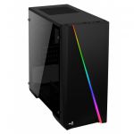 Aerocool Cylon Mini BG - RGB  Tempered Glass Case Black  